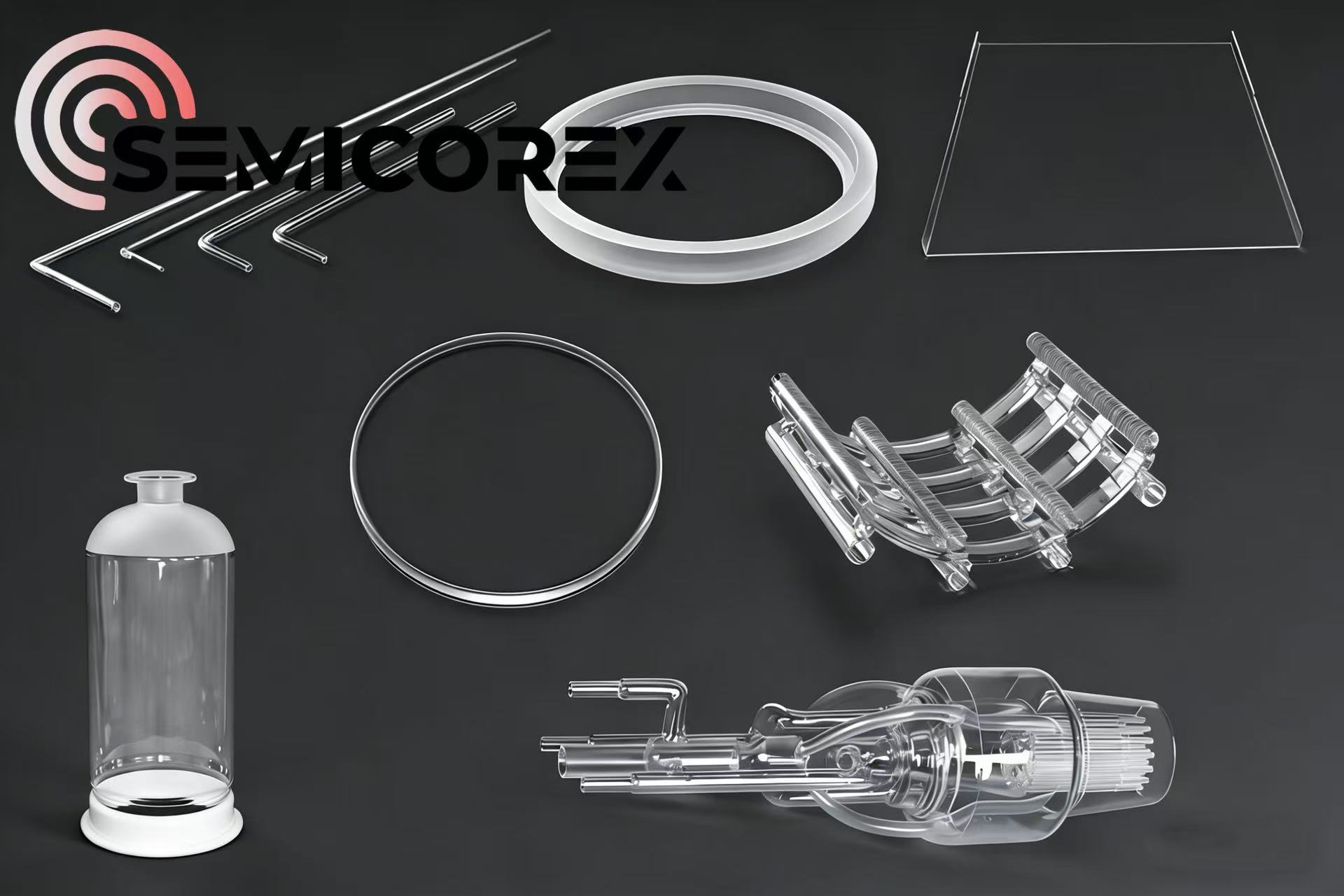 Componentes y aplicaciones comunes de cuarzo semiconductor