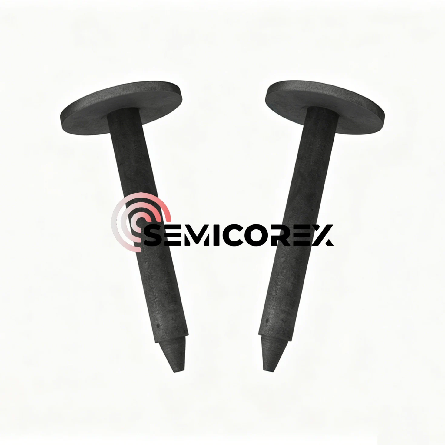 Ejes de soporte de crisol de carbono-carbono