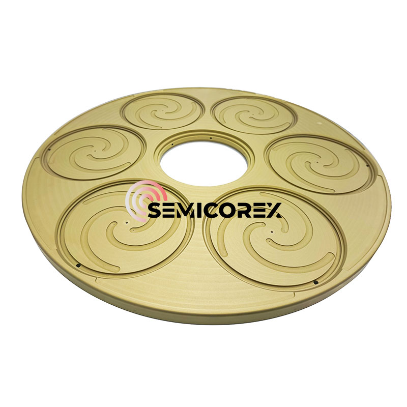 Placa planetaria recubierta de TaC